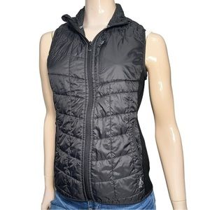 SmartWool Women’s Size L Black PHD Vibram Quilted Front Merino Wool Back Vest